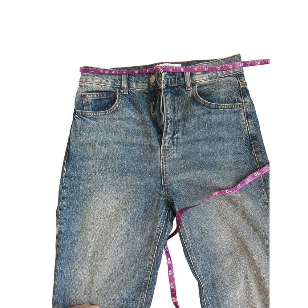 Reformation Straight-Leg Jeans in Medium Blue Wash - Picture 6 of 10